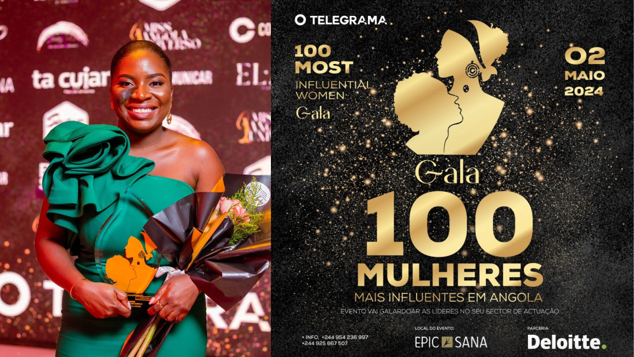 NÁDIA FEIJÓ RECONHECIDA COMO UMA DAS 100 MULHERES MAIS INFLUENTES EM ANGOLA